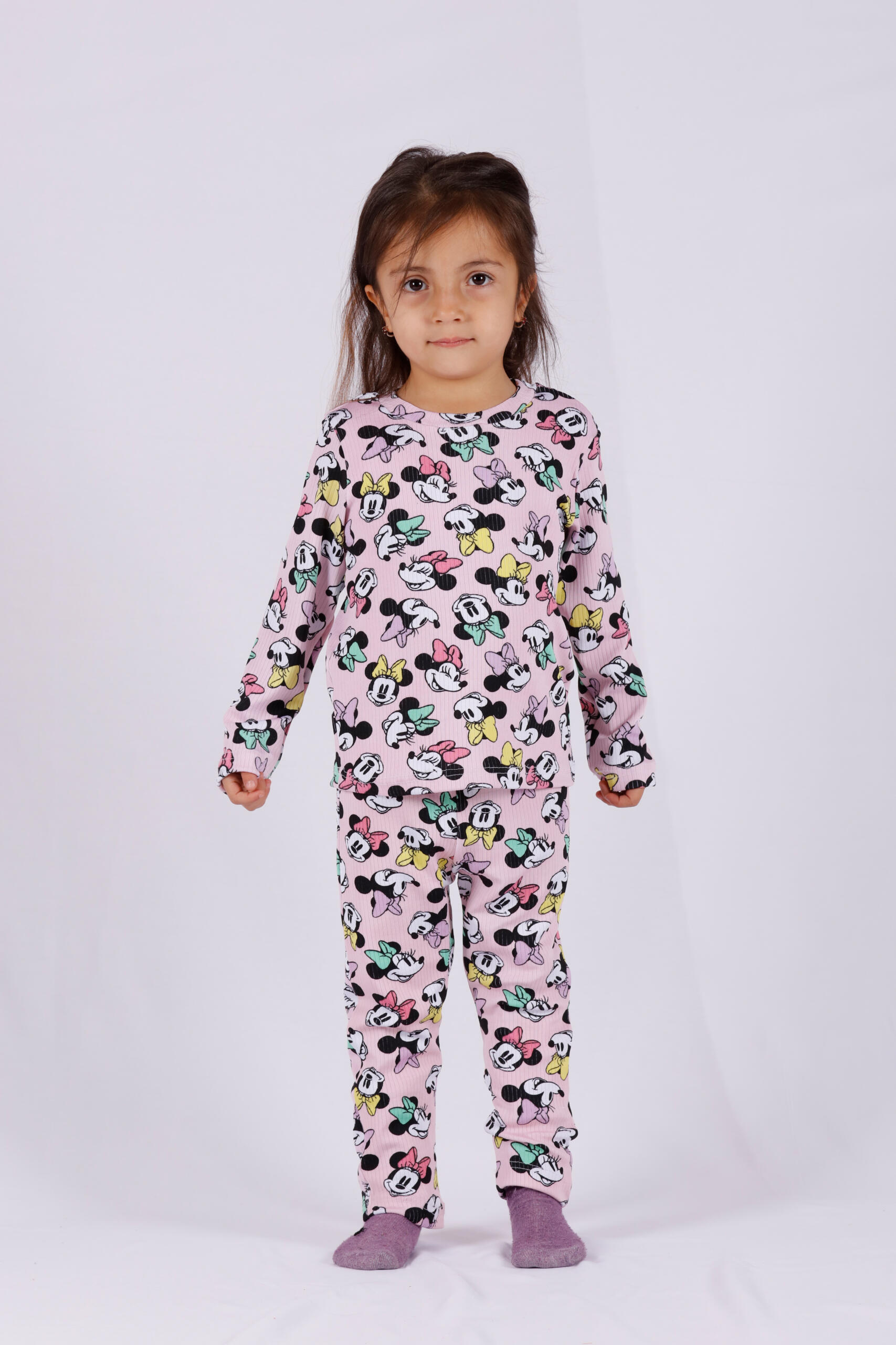 Minnie Mause Desenli Günlük Takım